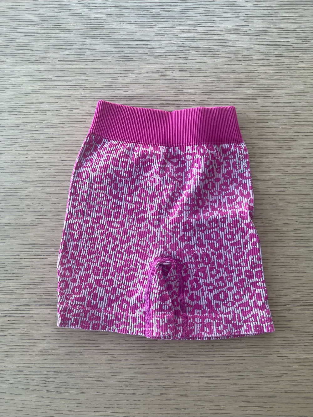 Free People Movement Happiness Runs Bike Short Pink Leopard XS/S